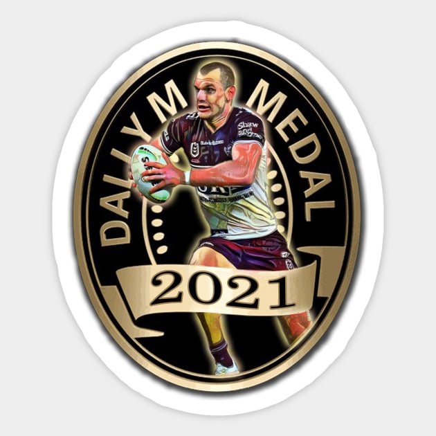 Manly Sea Eagles - Tom Trbojevic - Dally M Winner 2021 Sticker by OG Ballers